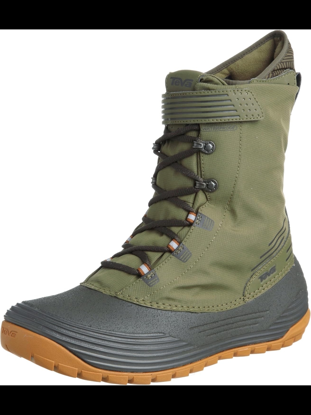 Teva Men's Chair 5 Print WP Snow Boot,Green